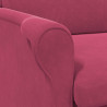 fotel czerwone wino 76 x 94 x 102 cm Aksamit
