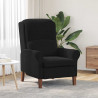 fotel Czarny 76 x 94 x 102 cm Aksamit