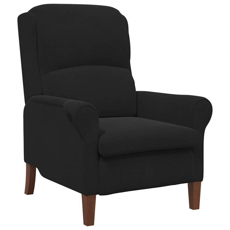 fotel Czarny 76 x 94 x 102 cm Aksamit