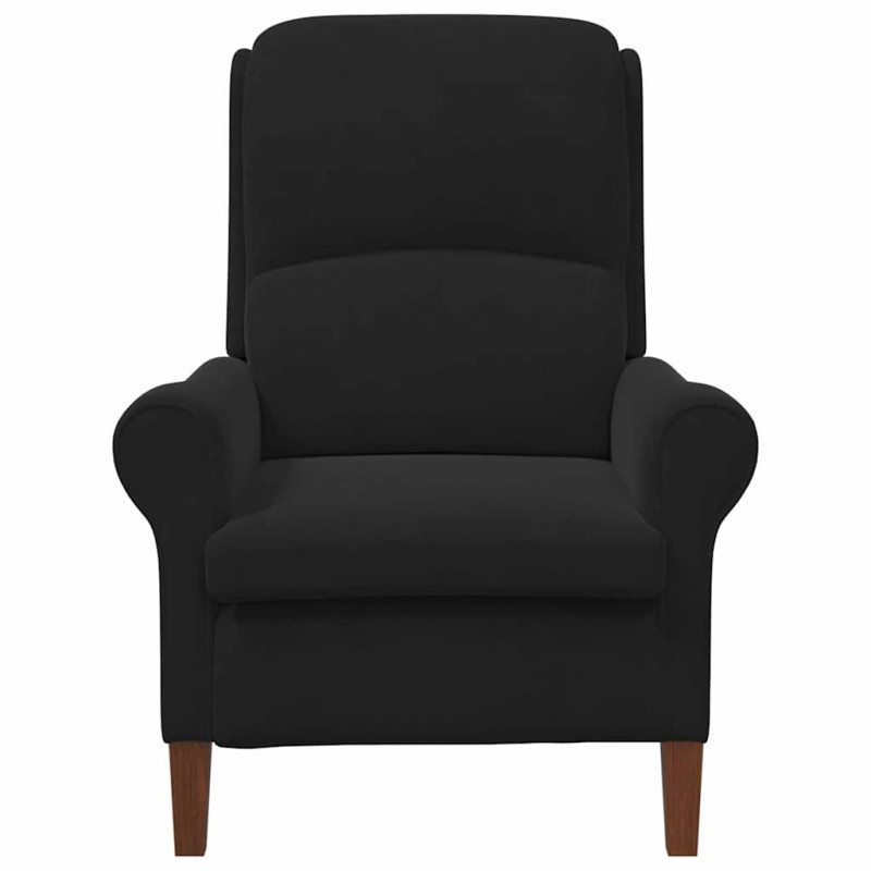 fotel Czarny 76 x 94 x 102 cm Aksamit