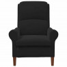 fotel Czarny 76 x 94 x 102 cm Aksamit