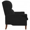 fotel Czarny 76 x 94 x 102 cm Aksamit