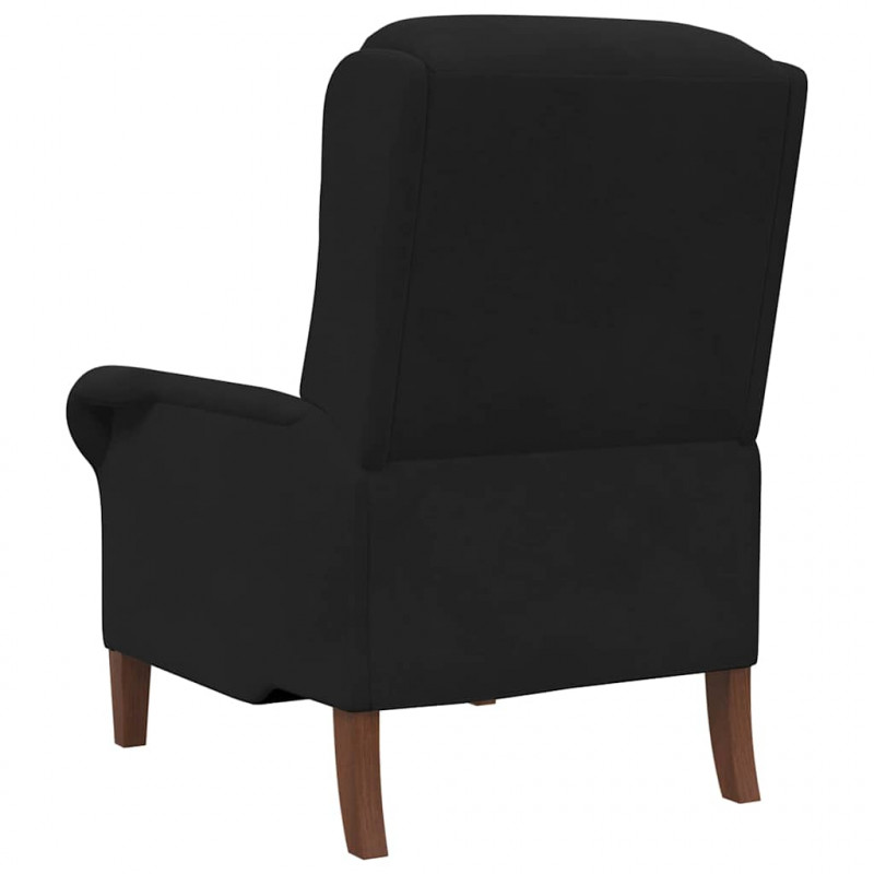 fotel Czarny 76 x 94 x 102 cm Aksamit