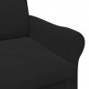 fotel Czarny 76 x 94 x 102 cm Aksamit