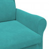 fotel Turkusowy 76 x 94 x 102 cm Aksamit