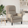 fotel Ciemnoszary 76 x 94 x 102 cm Mikrofibra