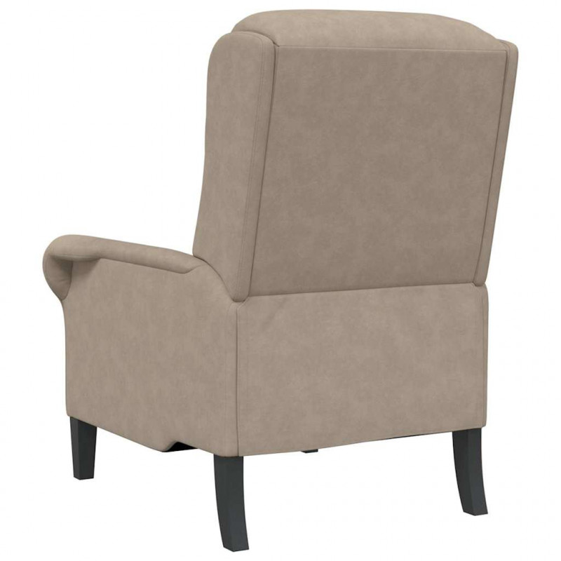 fotel Ciemnoszary 76 x 94 x 102 cm Mikrofibra