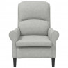 fotel Jasnoszary 76 x 94 x 102 cm Mikrofibra
