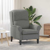 fotel ciemno szary 76 x 94 x 102 cm Mikrofibra