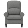 fotel ciemno szary 76 x 94 x 102 cm Mikrofibra