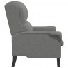 fotel ciemno szary 76 x 94 x 102 cm Mikrofibra