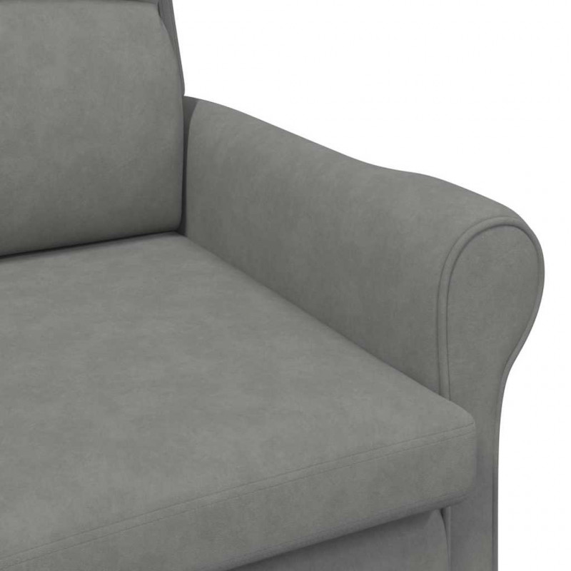 fotel ciemno szary 76 x 94 x 102 cm Mikrofibra