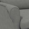 fotel ciemno szary 76 x 94 x 102 cm Mikrofibra