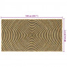 Dywan Naturalny i czarny 80 x 150 cm Juta