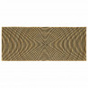 Dywan Naturalny i czarny 80 x 200 cm Juta