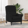 fotel Czarny 76 x 94 x 102 cm Mikrofibra