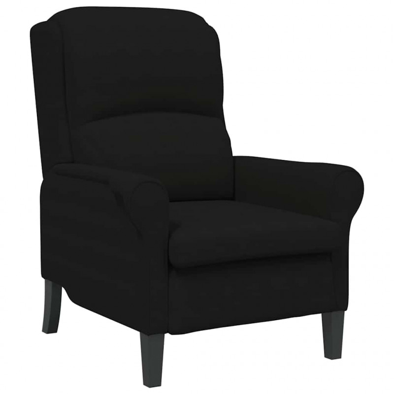 fotel Czarny 76 x 94 x 102 cm Mikrofibra