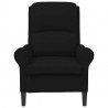 fotel Czarny 76 x 94 x 102 cm Mikrofibra
