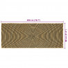 Dywan Naturalny i czarny 80 x 200 cm Juta