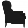 fotel Czarny 76 x 94 x 102 cm Mikrofibra