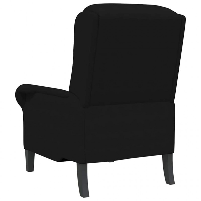 fotel Czarny 76 x 94 x 102 cm Mikrofibra