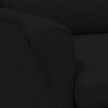 fotel Czarny 76 x 94 x 102 cm Mikrofibra