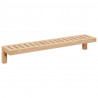Ścienny Stojak Wiszący Naturalny 62 x 10 x 12,5 cm Lity Bukowy