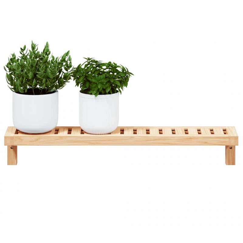 Ścienny Stojak Wiszący Naturalny 62 x 10 x 12,5 cm Lity Bukowy