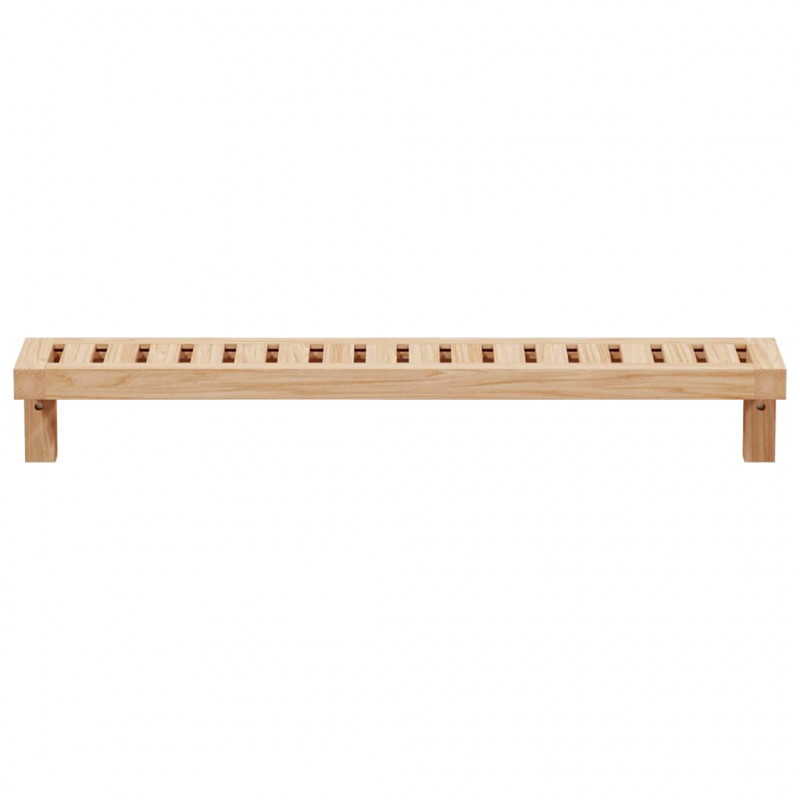 Ścienny Stojak Wiszący Naturalny 62 x 10 x 12,5 cm Lity Bukowy