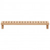 Ścienny Stojak Wiszący Naturalny 62 x 10 x 12,5 cm Lity Bukowy