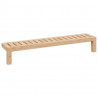 Ścienny Stojak Wiszący Naturalny 62 x 10 x 12,5 cm Lity Bukowy