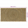 Dywan Naturalny i czarny 100 x 200 cm Juta