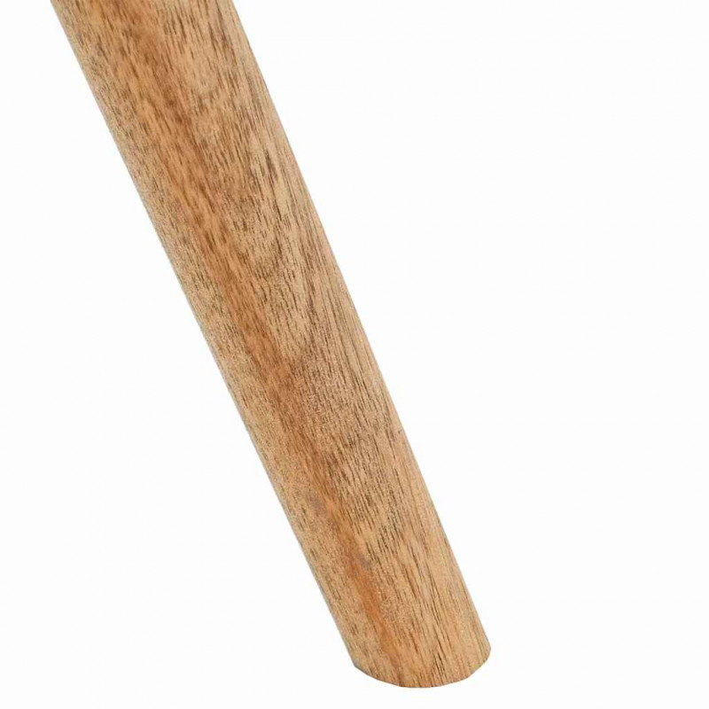 Stolik kawowy 3 pcs Brązowy Lity Bukowy