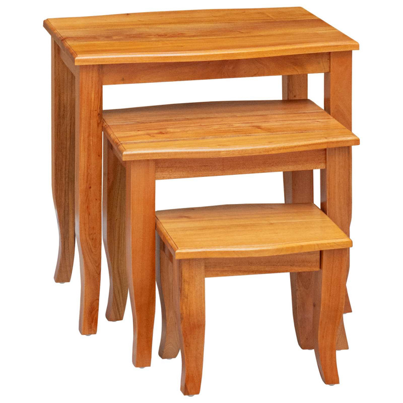 Stoliki boczne do nestingu 3 pcs Naturalny
