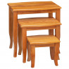 Stoliki boczne do nestingu 3 pcs Naturalny