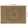 Dywan Naturalny i czarny 120 x 170 cm Juta