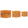 Stoliki boczne do nestingu 3 pcs Naturalny