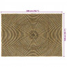Dywan Naturalny i czarny 140 x 200 cm Juta