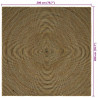 Dywan Naturalny i czarny 200 x 200 cm Juta