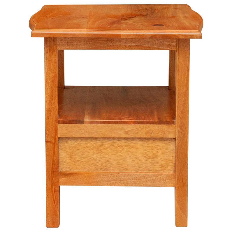 Szafka Nocna Naturalny 40 x 40 x 45,5 cm Lite drewno mahoniowe
