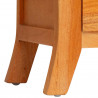 Szafka Nocna Naturalny 40 x 40 x 45,5 cm Lite drewno mahoniowe