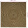 Dywan Naturalny i czarny 300 x 300 cm Juta