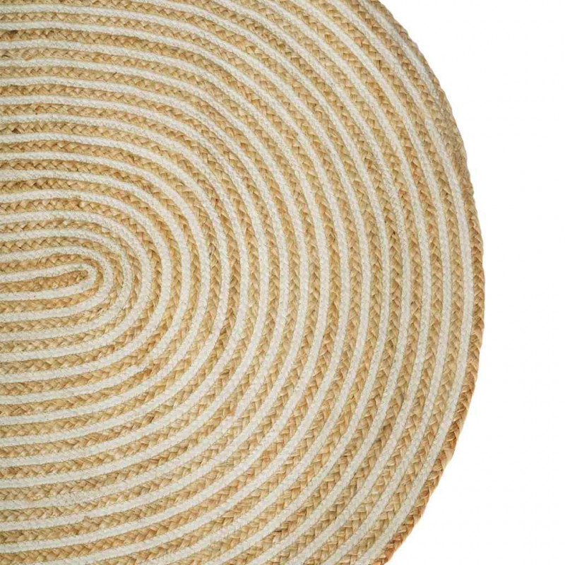 Dywan Naturalne i białe 152 x 245 cm Juta