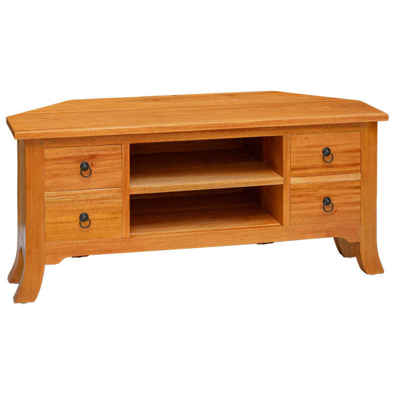 Szafka pod telewizor z szufladą Naturalny 100 x 40,5 x 46 cm