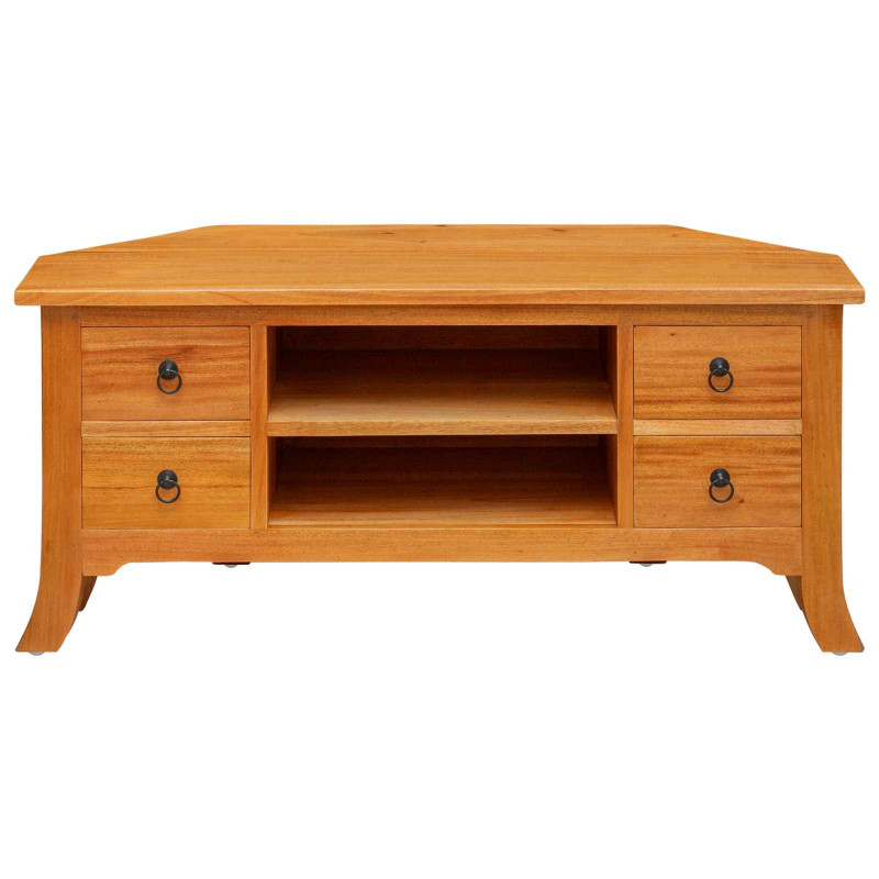 Szafka pod telewizor z szufladą Naturalny 100 x 40,5 x 46 cm