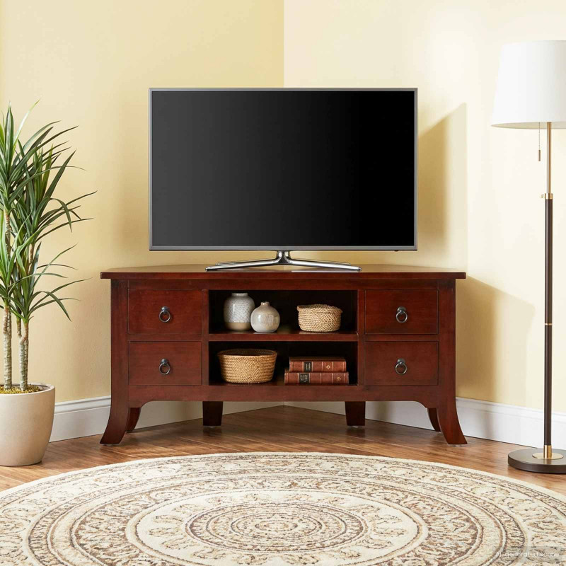 Szafka pod telewizor z szufladą Brązowy 100 x 40,5 x 46 cm