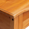 Konsola Naturalny 50,5 x 30 x 75,5 cm Lite drewno mahoniowe