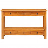 Konsola Naturalny 115 x 32 x 76 cm Lite drewno mahoniowe