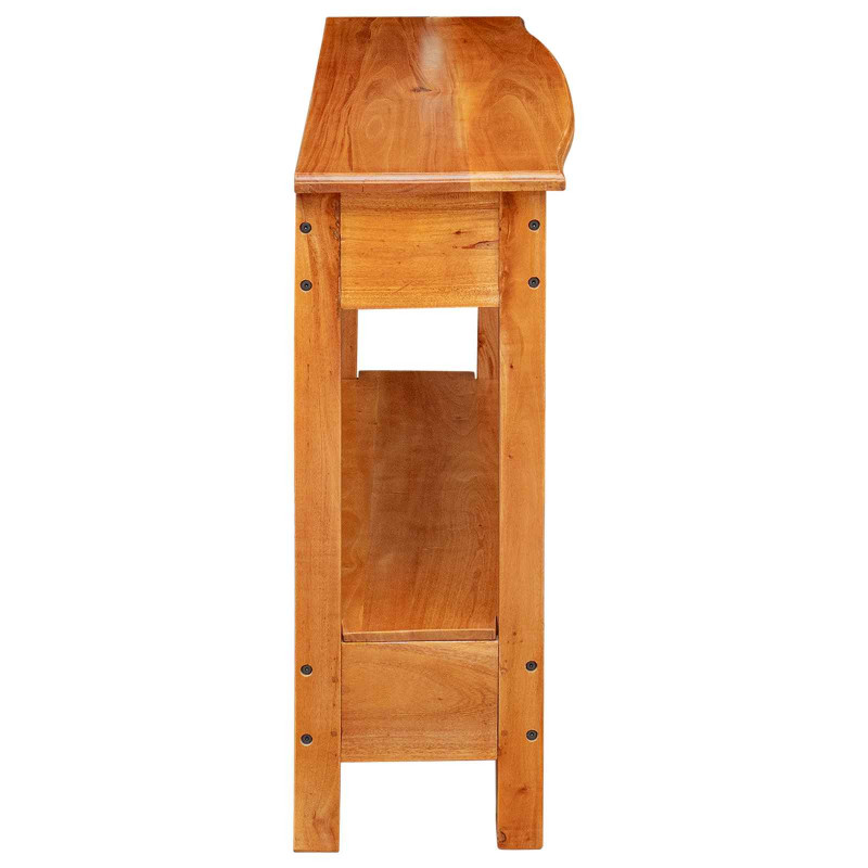 Konsola Naturalny 115 x 32 x 76 cm Lite drewno mahoniowe