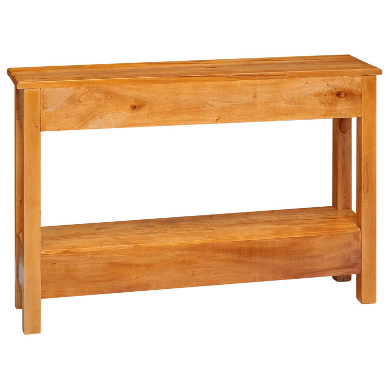 Konsola Naturalny 115 x 32 x 76 cm Lite drewno mahoniowe